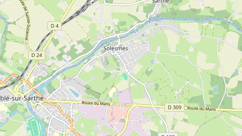 Carte de localisation de l'évènement