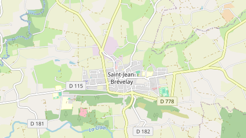 Carte de localisation de l'évènement