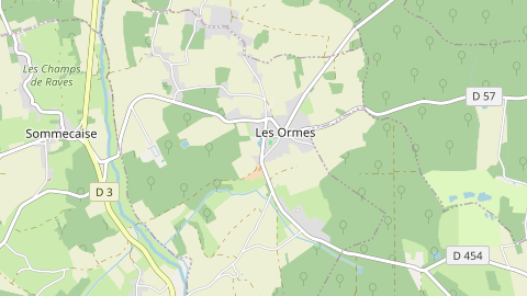 Carte de localisation de l'évènement