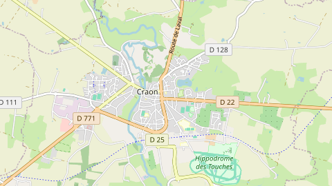 Carte de localisation de l'évènement