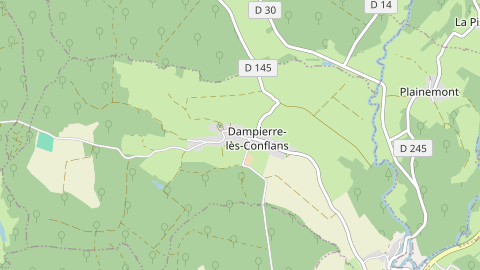 Carte de localisation de l'évènement
