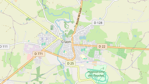 Carte de localisation de l'évènement