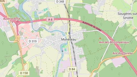 Carte de localisation de l'évènement