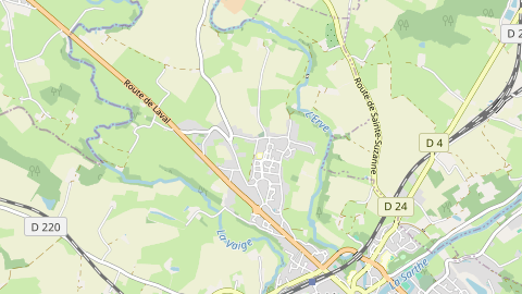 Carte de localisation de l'évènement