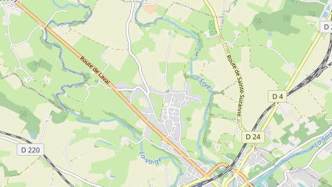 Carte de localisation de l'évènement