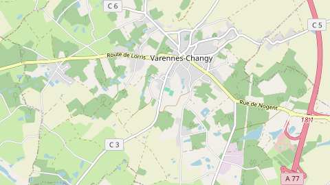 Carte de localisation de l'évènement