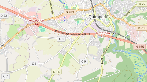 Carte de localisation de l'évènement