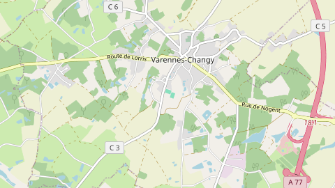 Carte de localisation de l'évènement