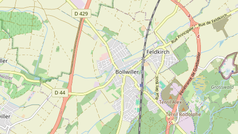 Carte de localisation de l'évènement