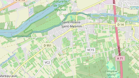 Carte de localisation de l'évènement