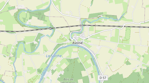Carte de localisation de l'évènement