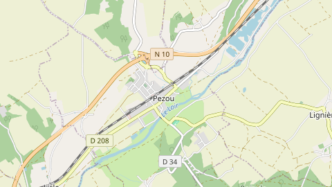 Carte de localisation de l'évènement