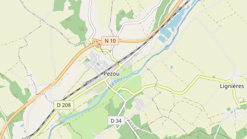 Carte de localisation de l'évènement
