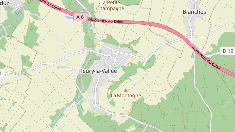 Carte de localisation de l'évènement