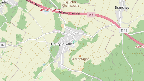 Carte de localisation de l'évènement