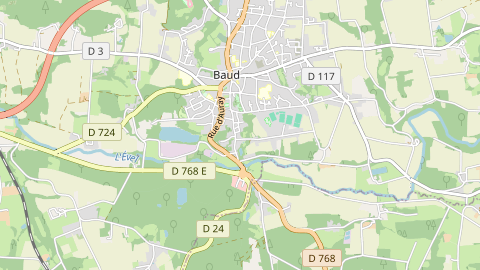 Carte de localisation de l'évènement