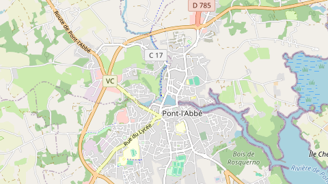 Carte de localisation de l'évènement