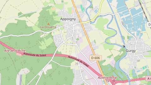Carte de localisation de l'évènement