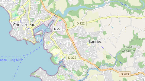 Carte de localisation de l'évènement