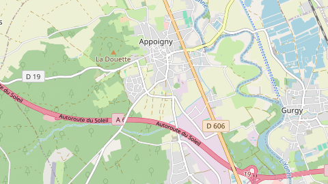 Carte de localisation de l'évènement