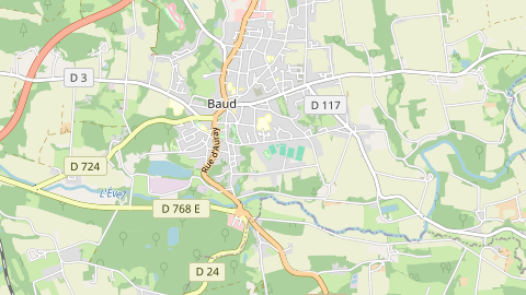 Carte de localisation de l'évènement