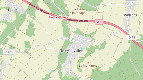 Carte de localisation de l'évènement