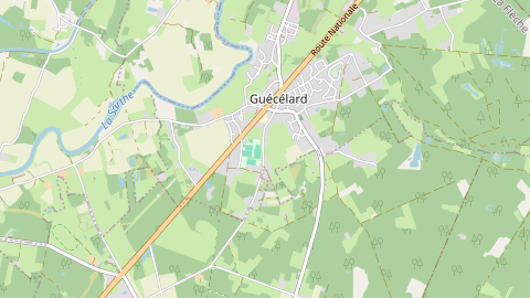 Carte de localisation de l'évènement