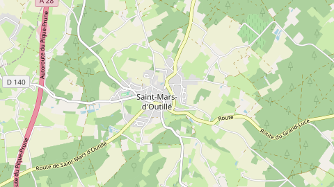 Carte de localisation de l'évènement