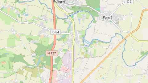Carte de localisation de l'évènement