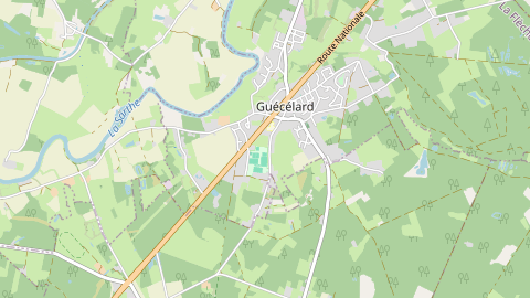 Carte de localisation de l'évènement