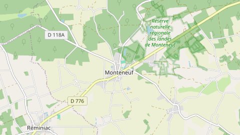 Carte de localisation de l'évènement