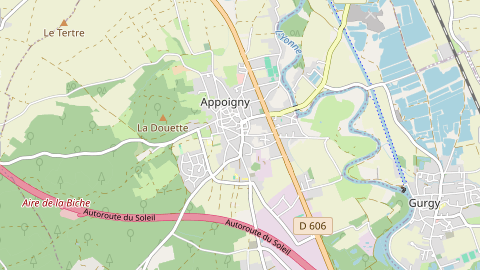 Carte de localisation de l'évènement