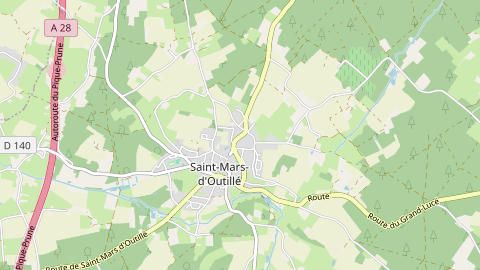 Carte de localisation de l'évènement