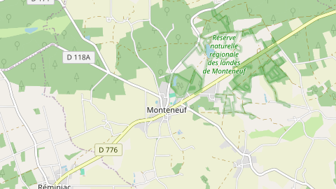 Carte de localisation de l'évènement