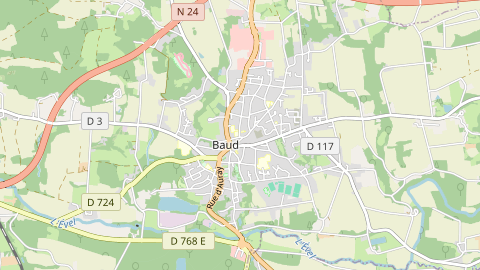 Carte de localisation de l'évènement