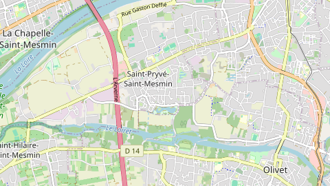 Carte de localisation de l'évènement