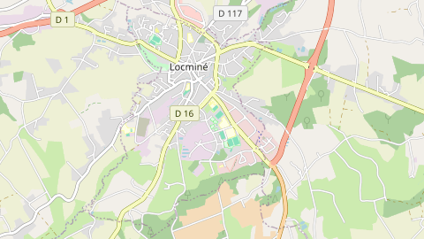 Carte de localisation de l'évènement