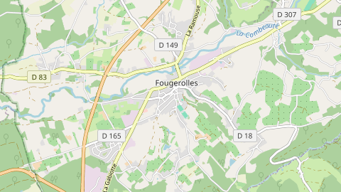 Carte de localisation de l'évènement