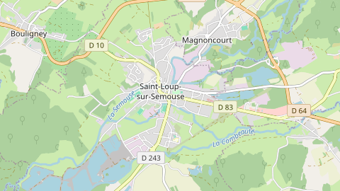 Carte de localisation de l'évènement