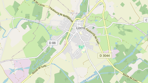 Carte de localisation de l'évènement