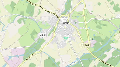 Carte de localisation de l'évènement