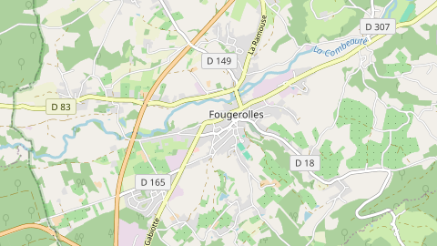 Carte de localisation de l'évènement