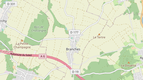 Carte de localisation de l'évènement