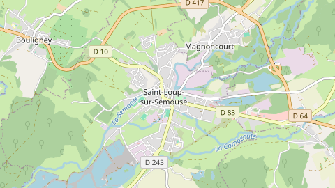 Carte de localisation de l'évènement