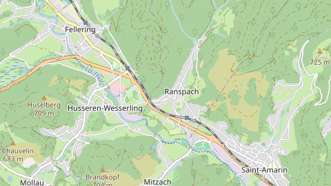Carte de localisation de l'évènement