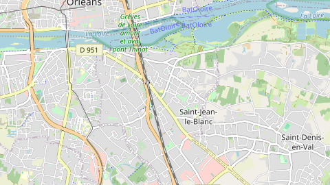 Carte de localisation de l'évènement
