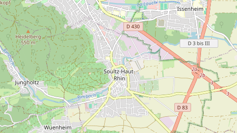 Carte de localisation de l'évènement