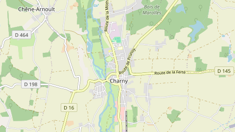 Carte de localisation de l'évènement