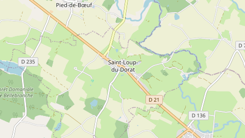 Carte de localisation de l'évènement