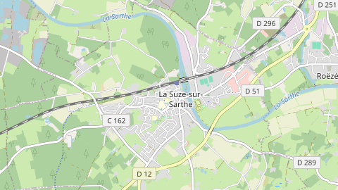 Carte de localisation de l'évènement